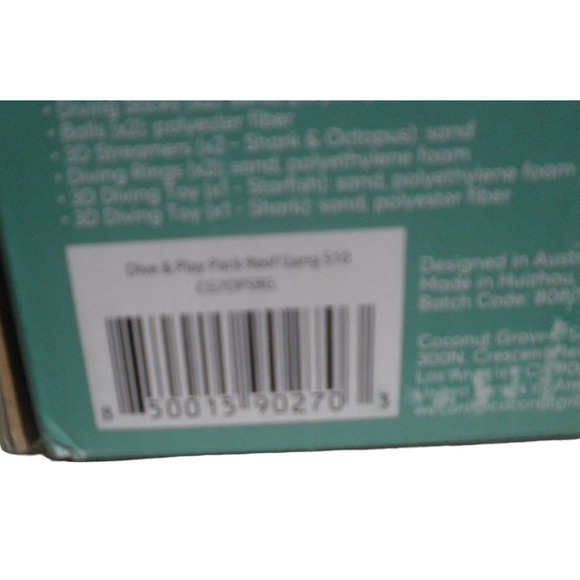 Coconut Grove Dive & Play Pack Reef Gang Set of 10 Pool Toys - Picture 5 of 5